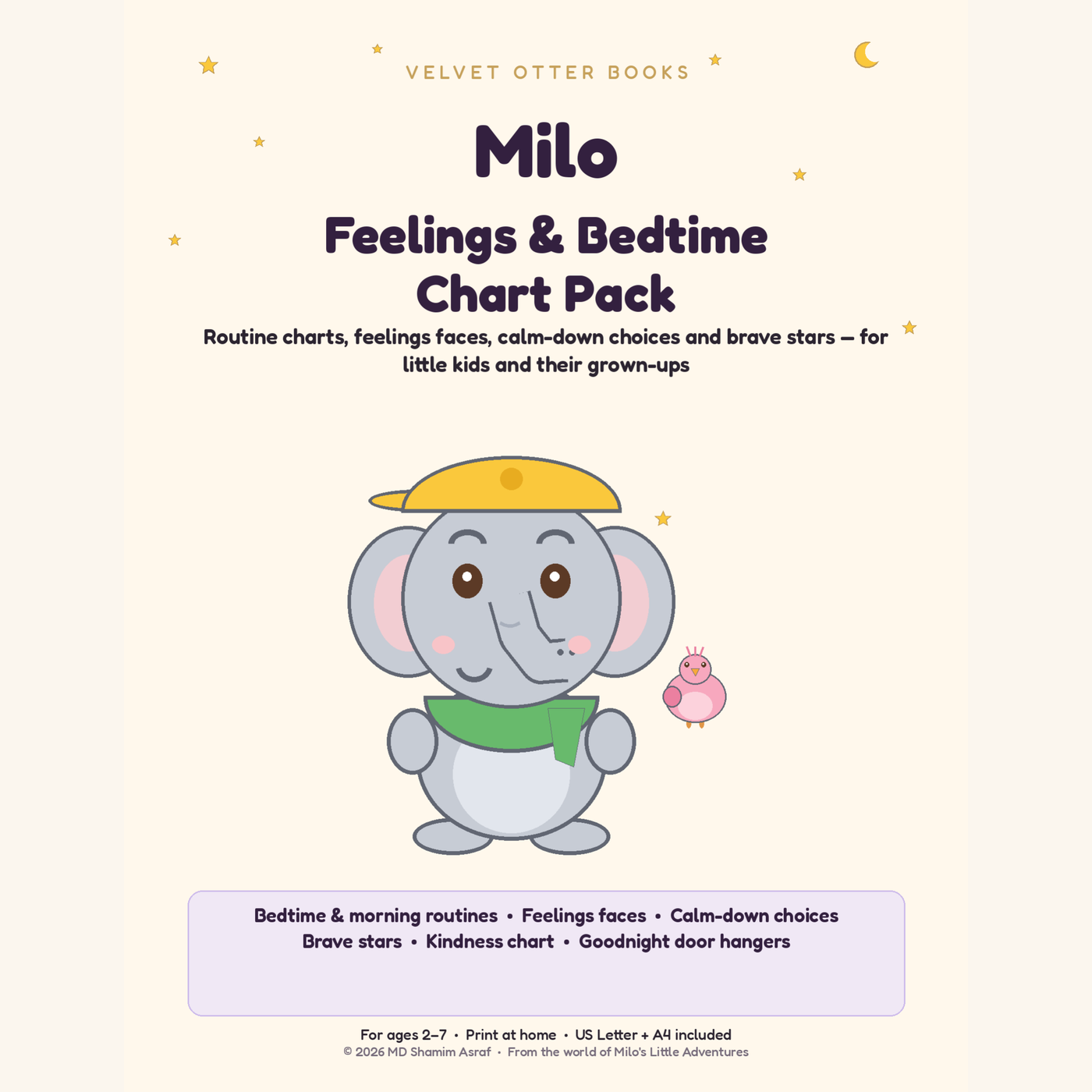 Feelings & Bedtime Chart Pack