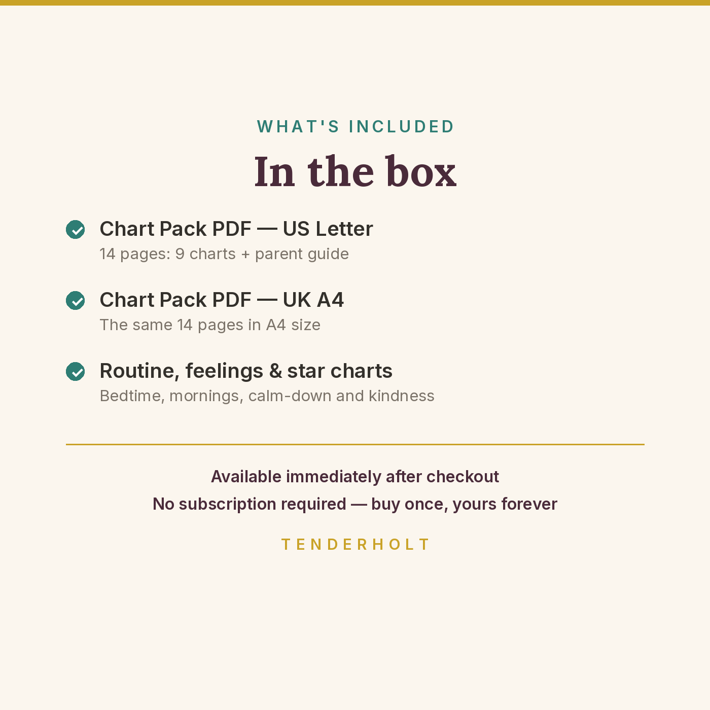 Feelings & Bedtime Chart Pack - Image 5