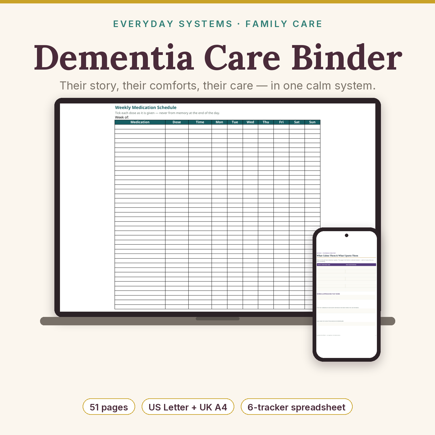 Dementia Care Binder