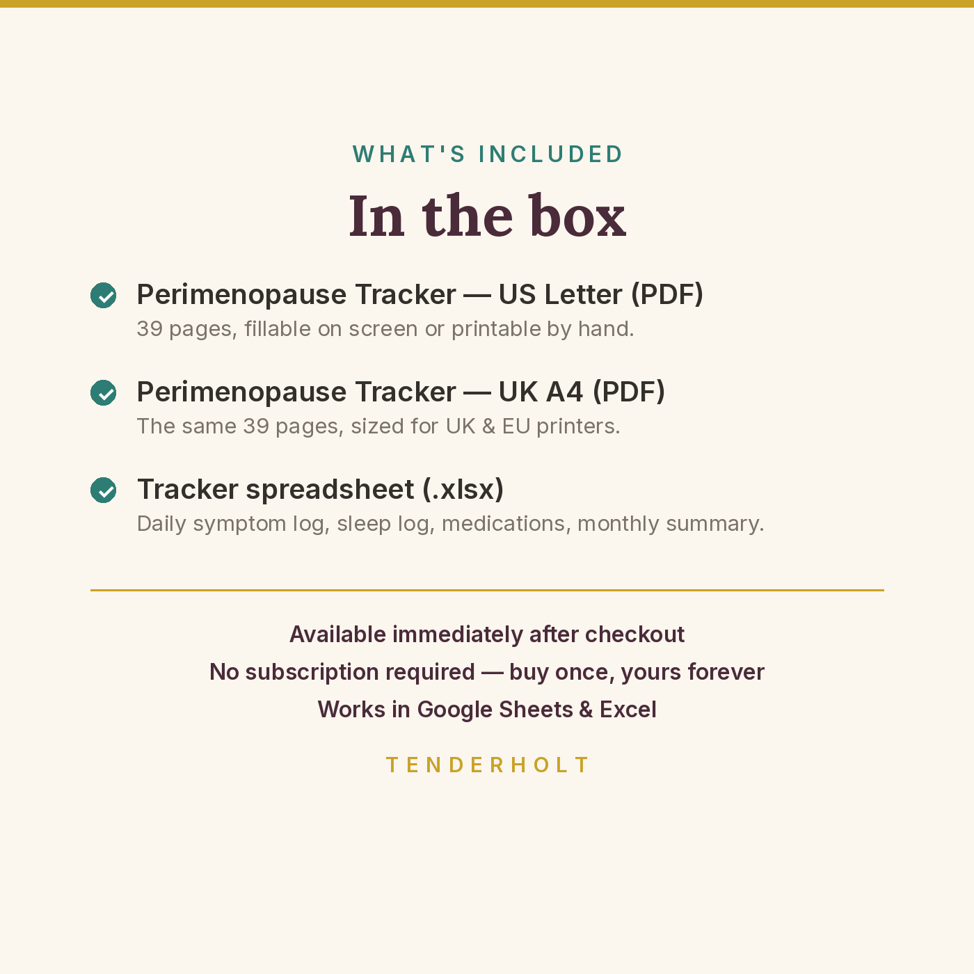 Perimenopause Tracker & Planner - Image 5
