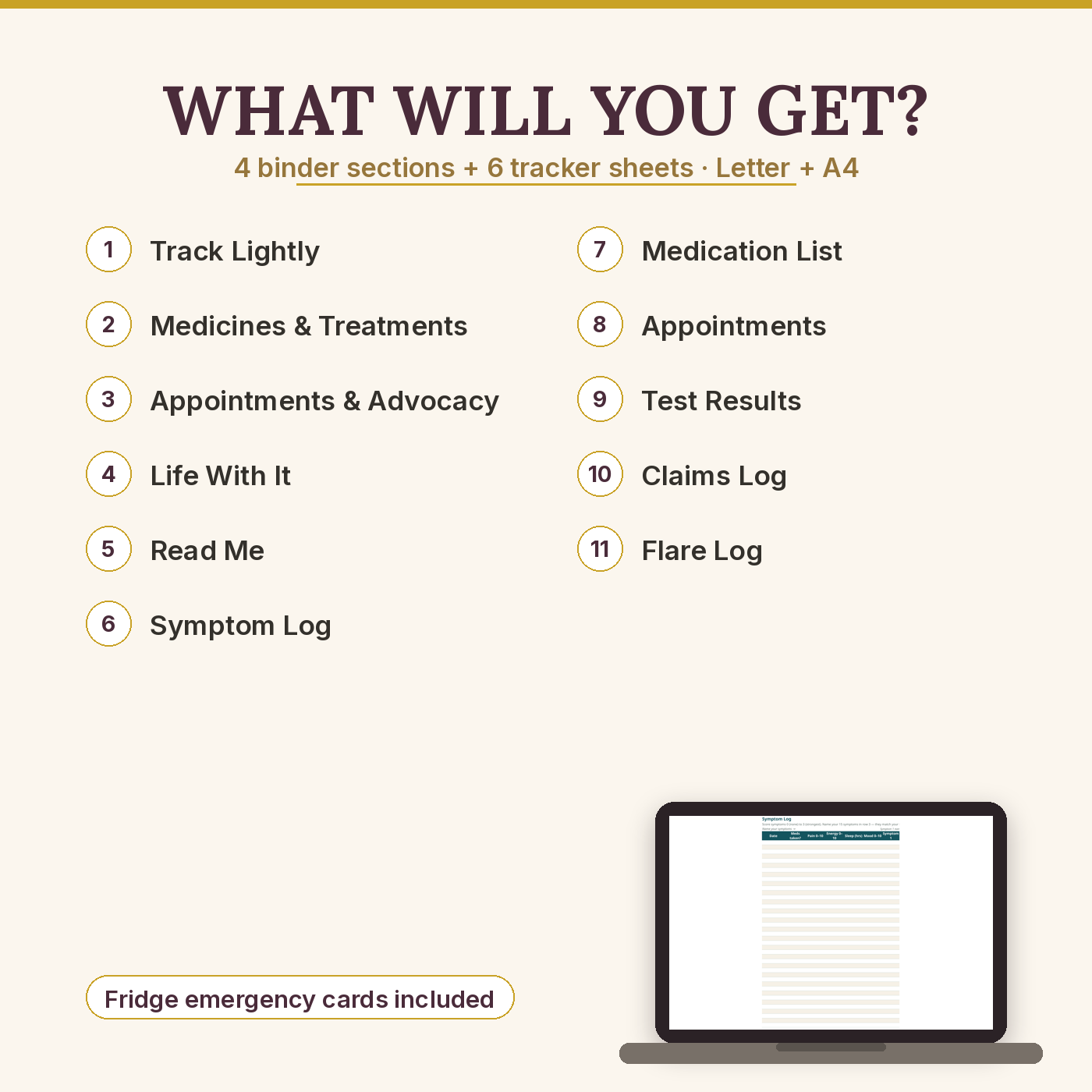 Chronic Illness Care Binder - Image 2