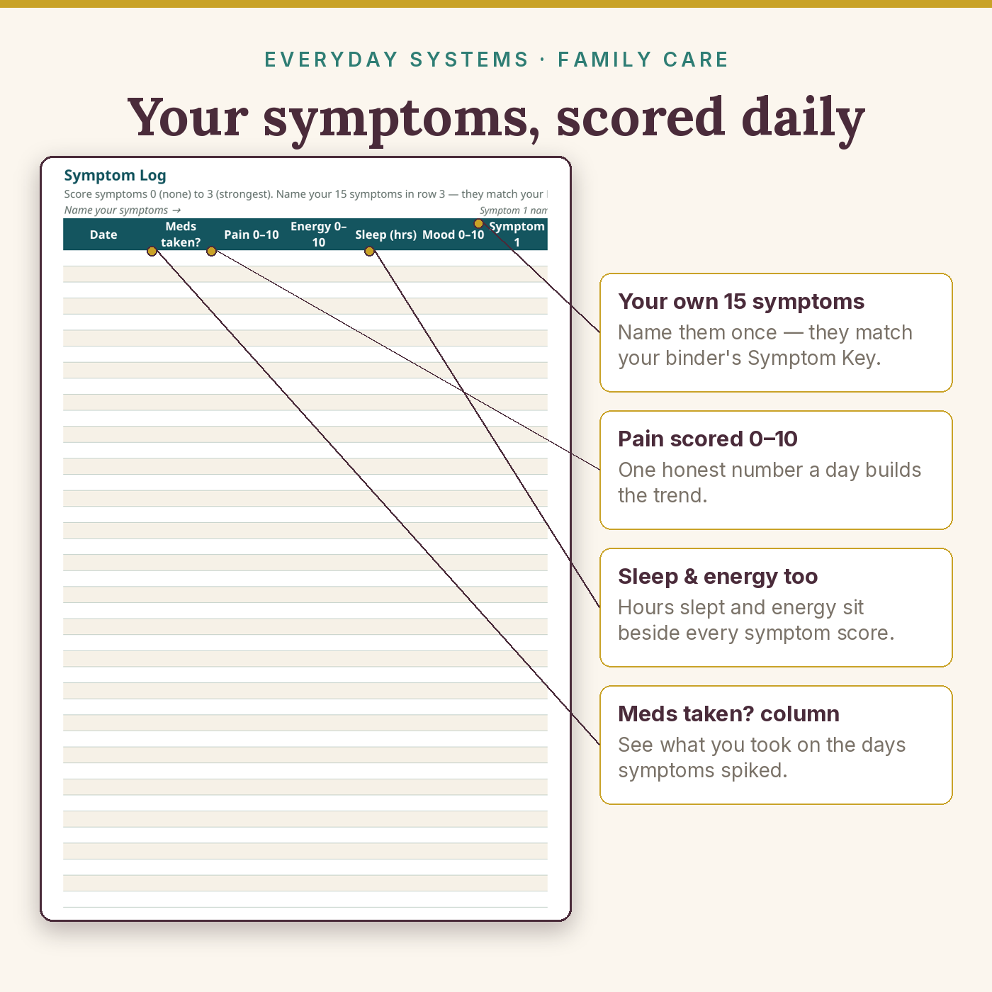 Chronic Illness Care Binder - Image 3