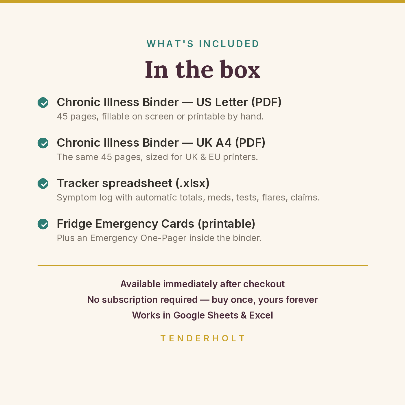 Chronic Illness Care Binder - Image 5