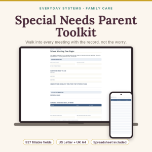 Special Needs Parent Toolkit