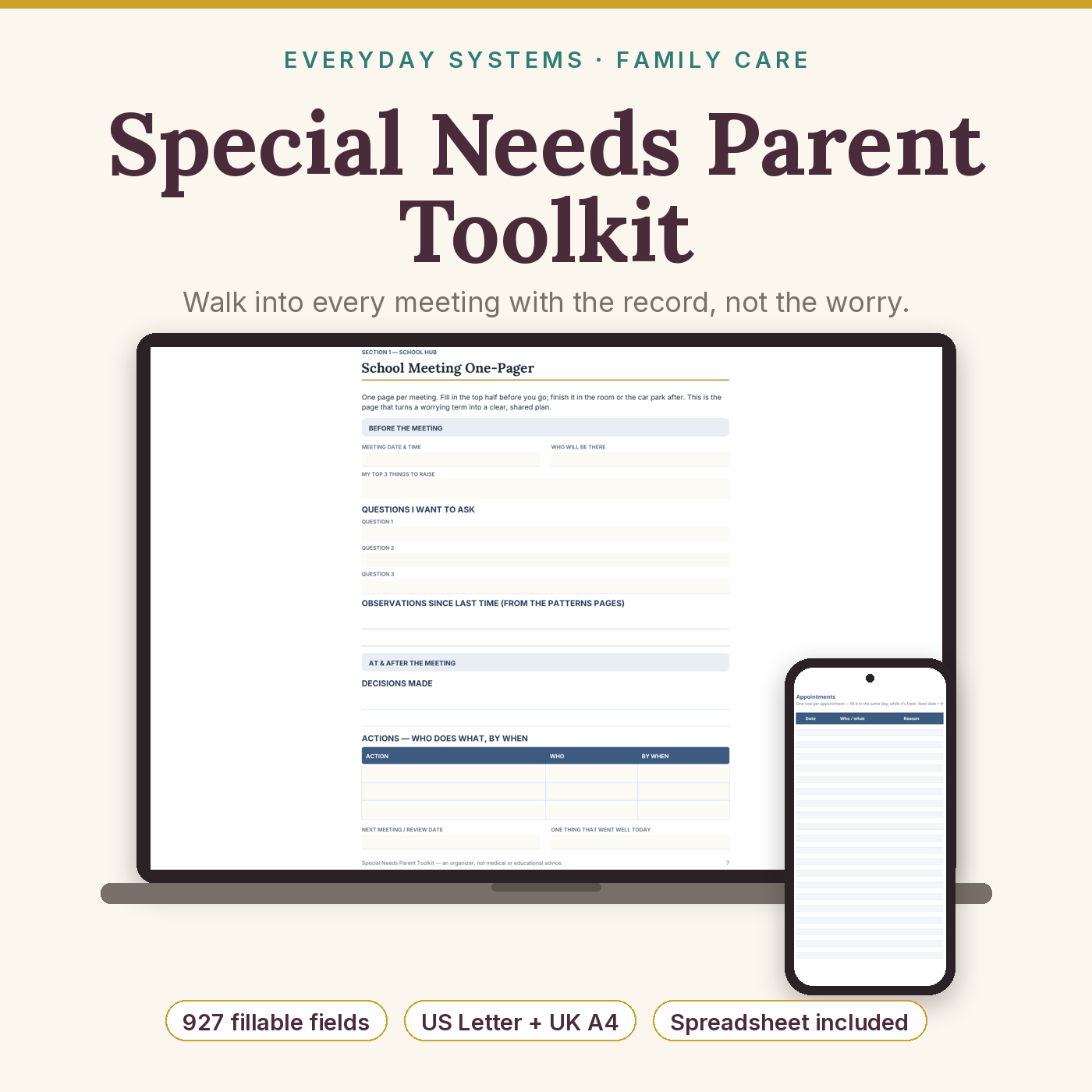 Special Needs Parent Toolkit