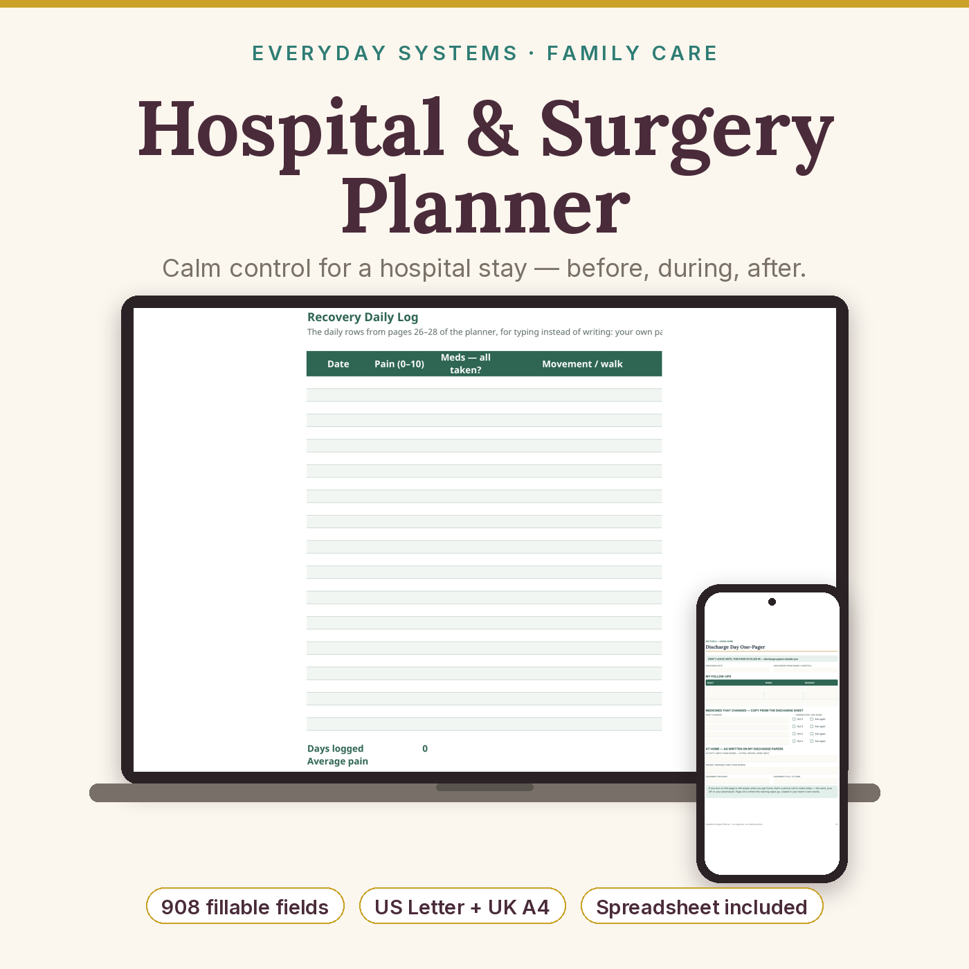 Hospital & Surgery Planner