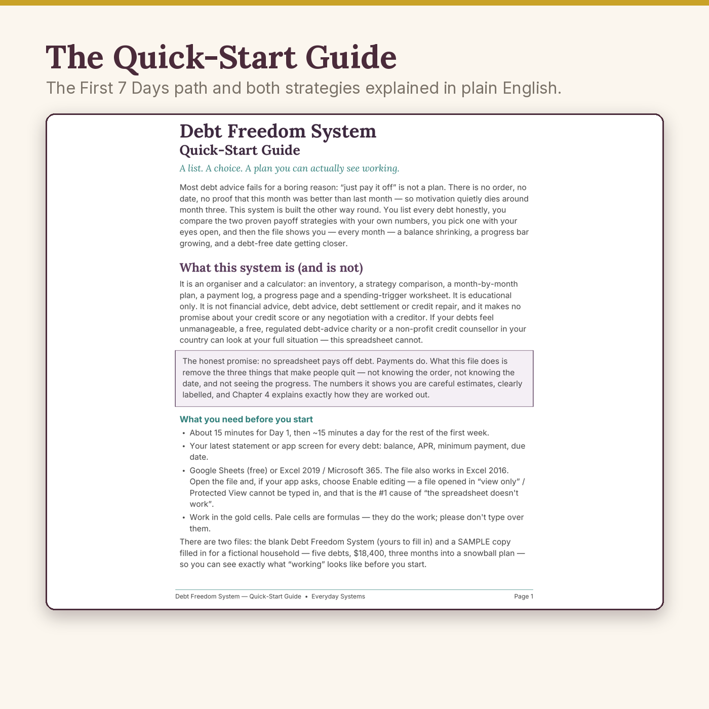 Debt Freedom System - Image 4