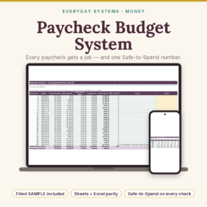 Paycheck Budget System