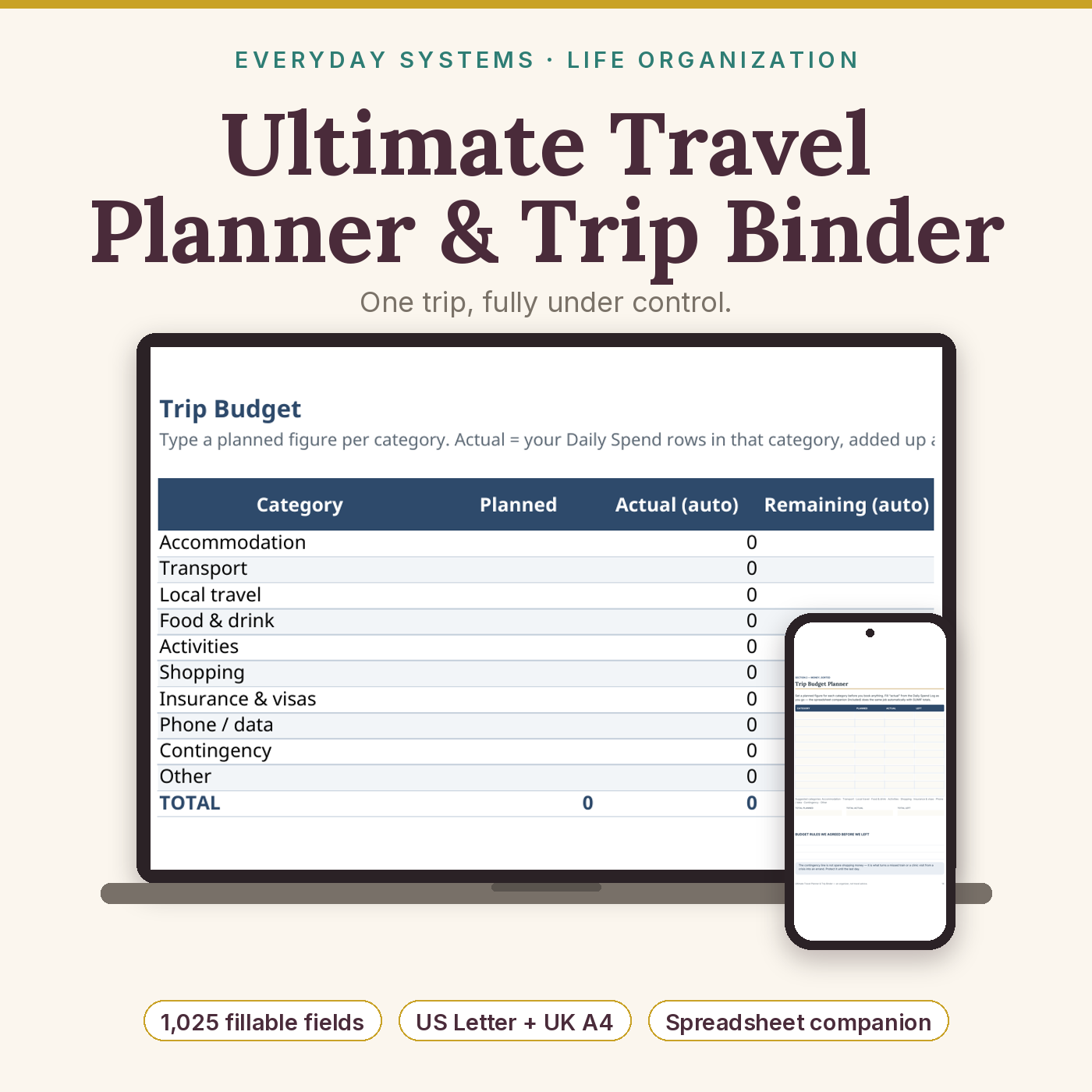 Ultimate Travel Planner