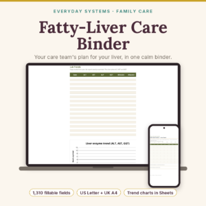 Fatty Liver Care Binder