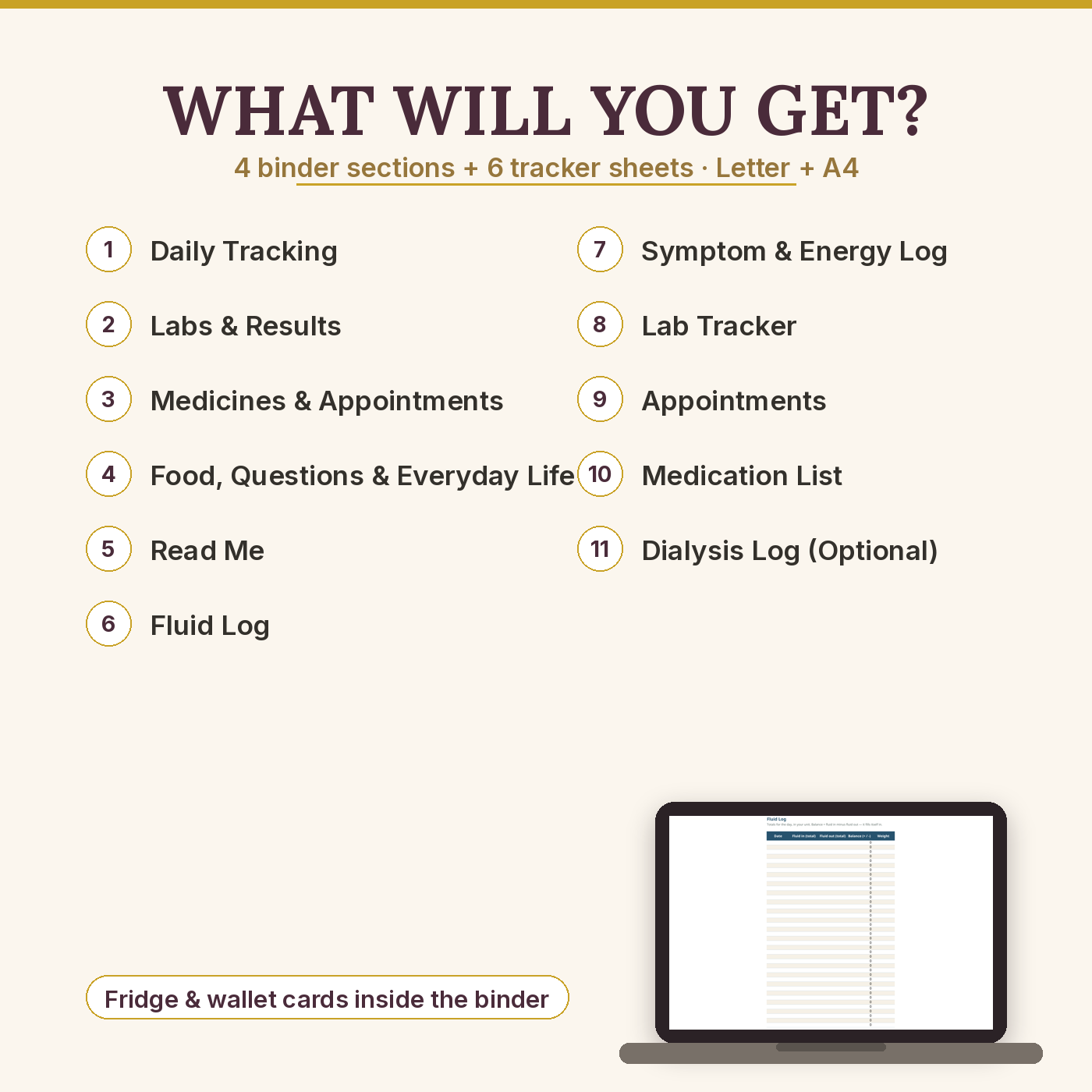 Kidney Care Binder - Image 2