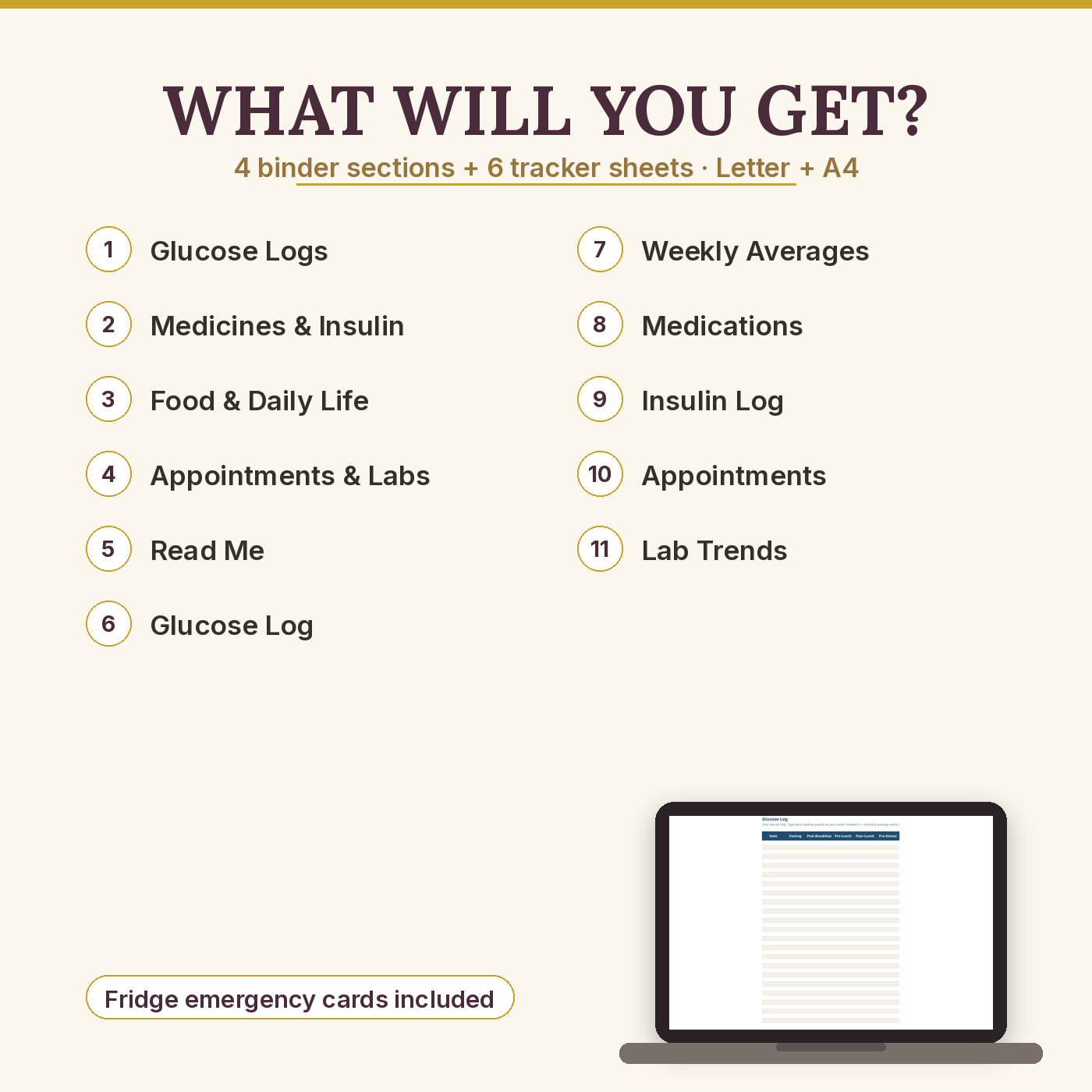 Diabetes Care Binder - Image 2