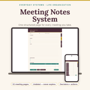 Meeting Notes System