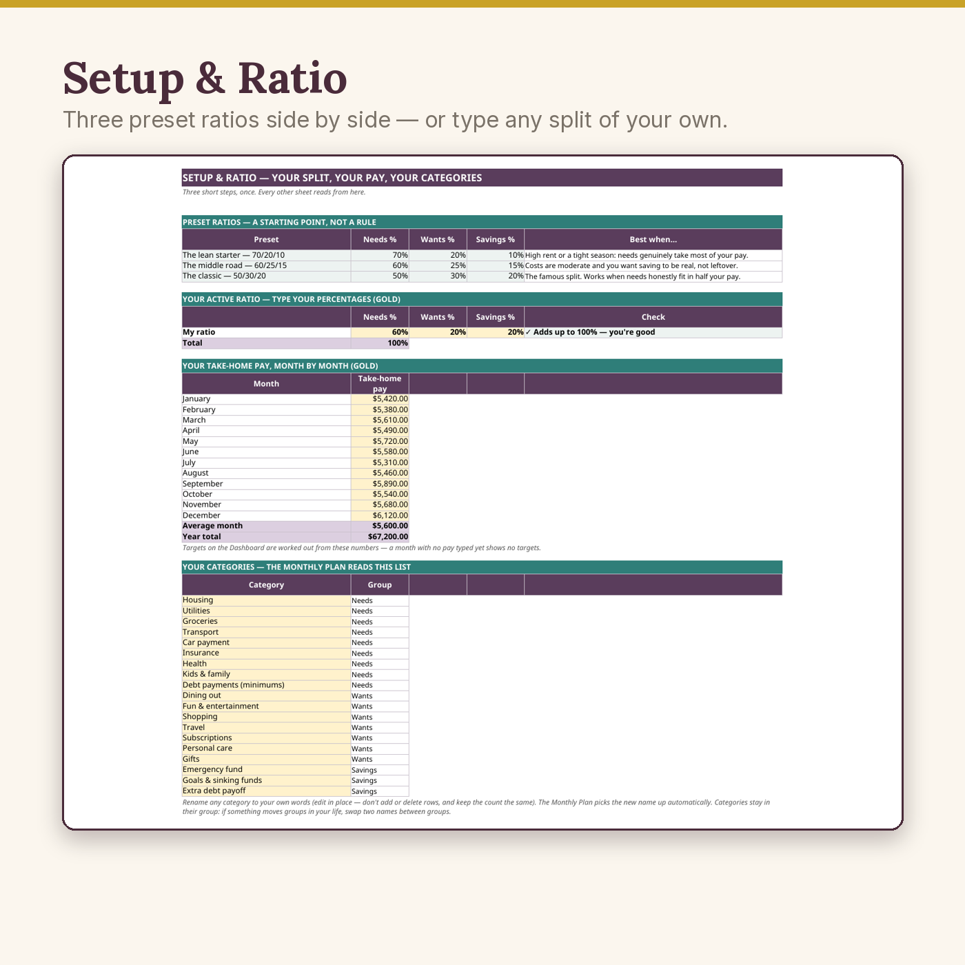 Adjustable Ratio Budget - Image 4