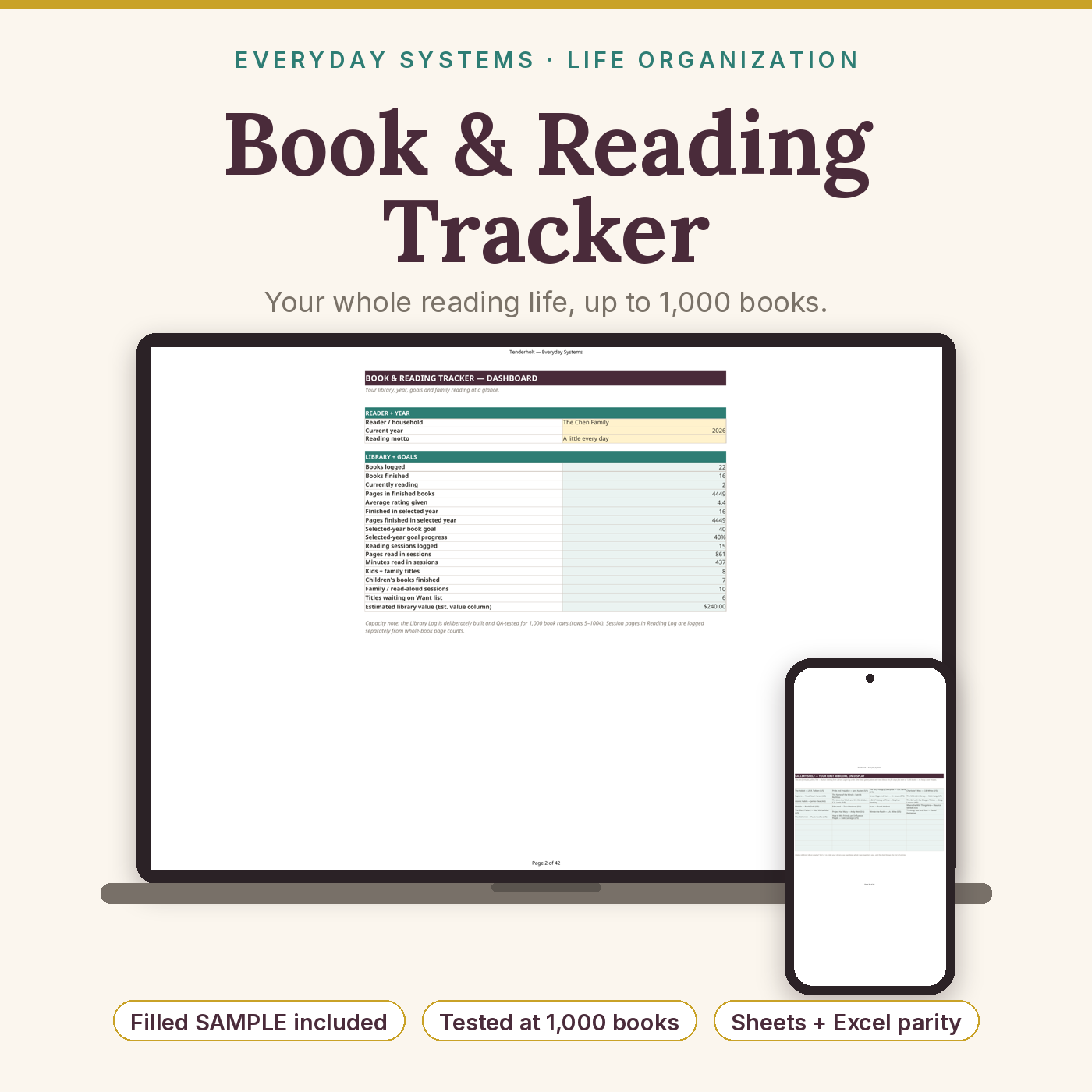 Book & Reading Tracker